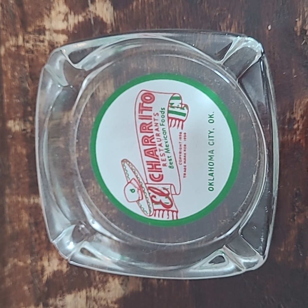 Vintage 1950's glass Ashtray